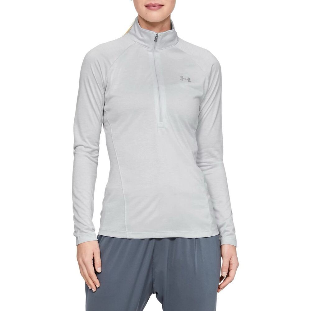 Under Armour Women’s XL UA Tech 1/2 Zip Twist‎ Heat Gear Shirt Long Sleeve